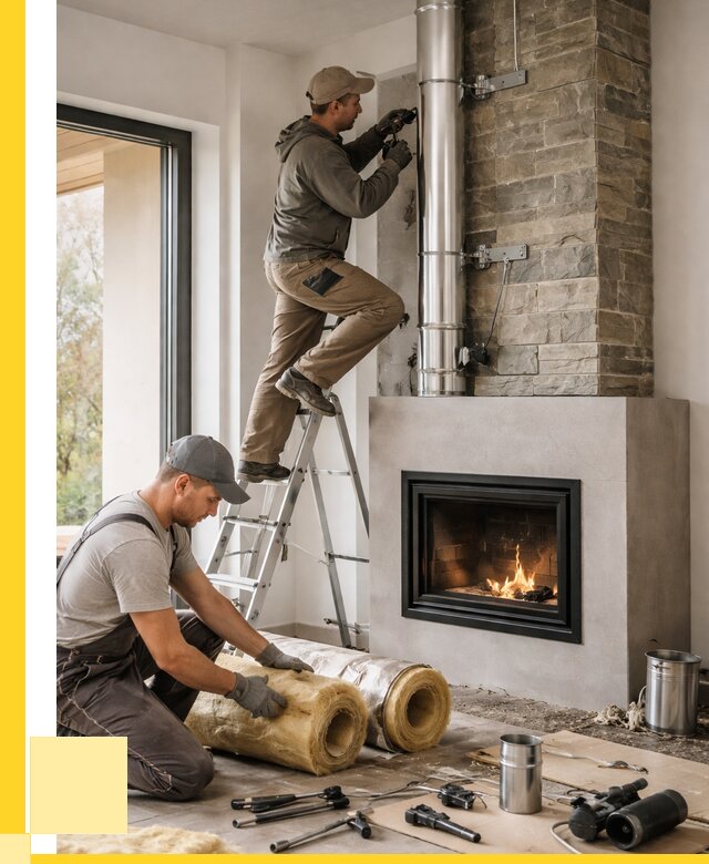 Монтаж дымоходов для каминов в Курганинске от 15602 р. ЭриданКгн