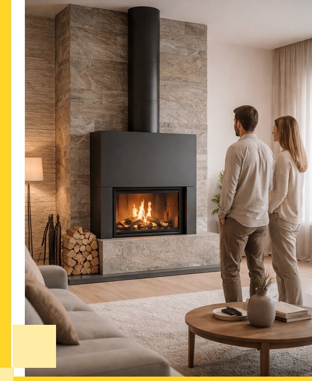 Закрытые камины под ключ в Курганинске от 124812 р., ЭриданКгн