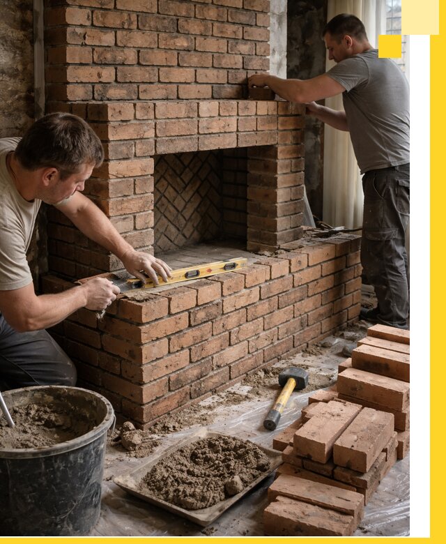 Изготовление и установка кирпичных каминов в Курганинске