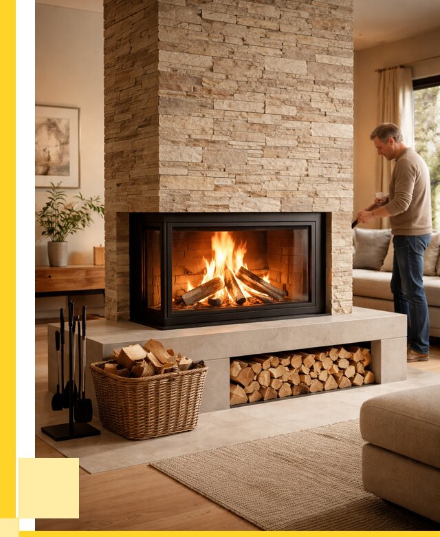 Дровяной камин под ключ в Курганинске от 208020 р. | ЭриданКгн