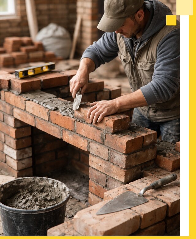 Кладка каминов под ключ в Курганинске профессиональная отделка и монтаж