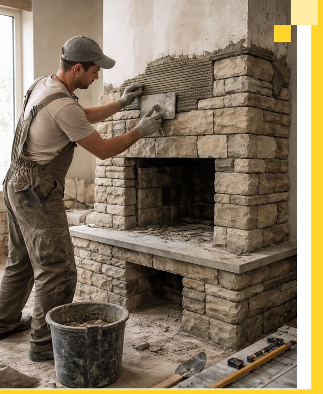 Строительство каминов под ключ в Курганинске от проектирования до монтажа