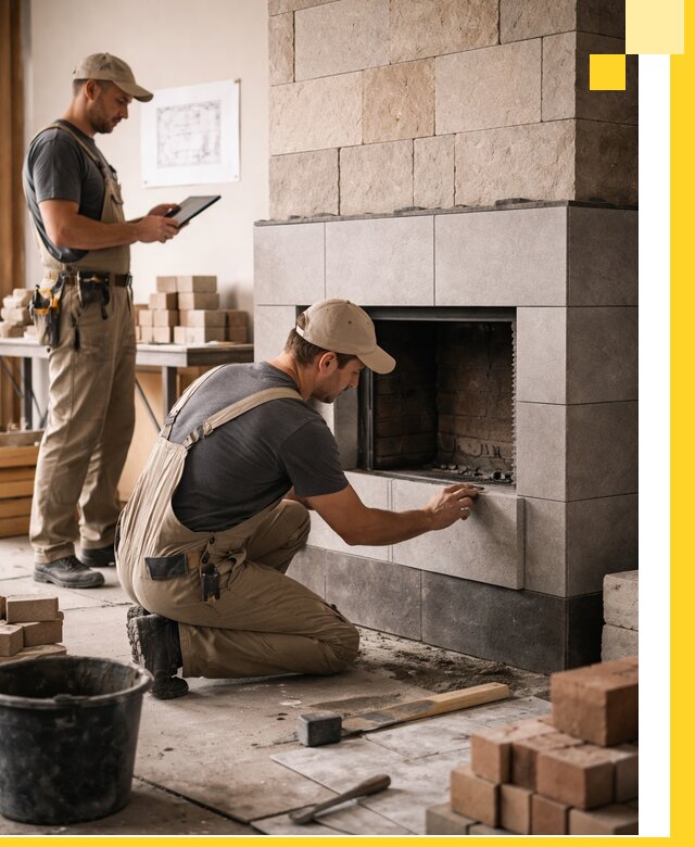 Индивидуальные проекты каминов и каминных систем в Курганинске