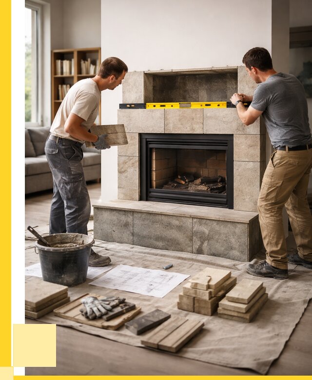 Монтаж каминов и установка в Курганинске от 46805 р. | ЭриданКгн