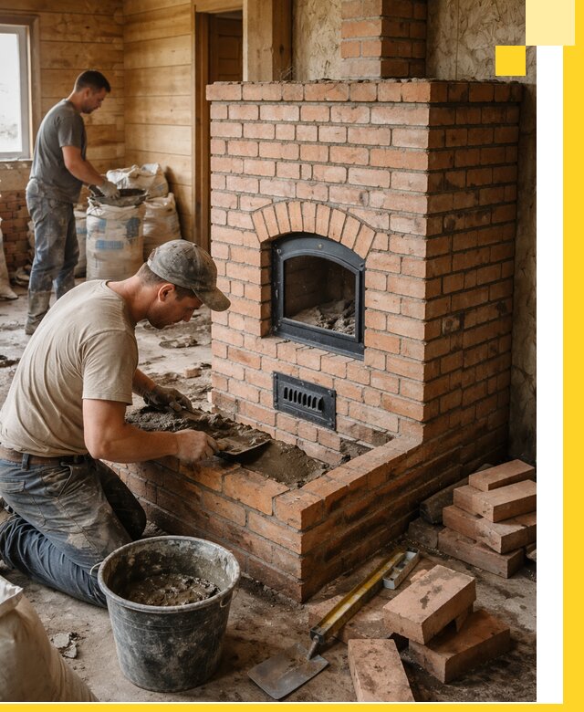 Профессиональное строительство печей в Курганинске под ключ