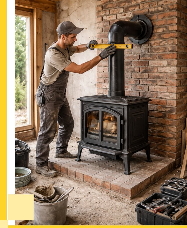 Монтаж печей установка банной печи в Курганинске от 15602 р. | ЭриданКгн