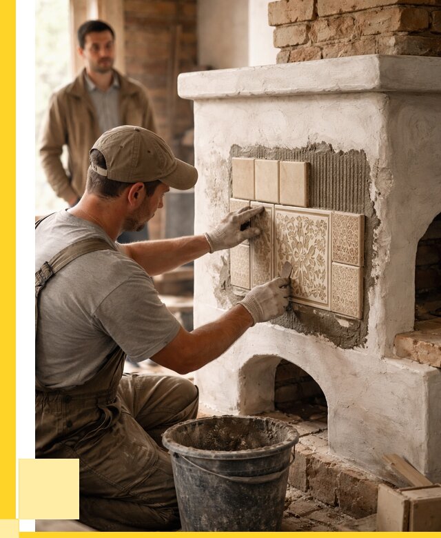 Отделка печей и банных печей в Курганинске от 36404 р. | ЭриданКгн