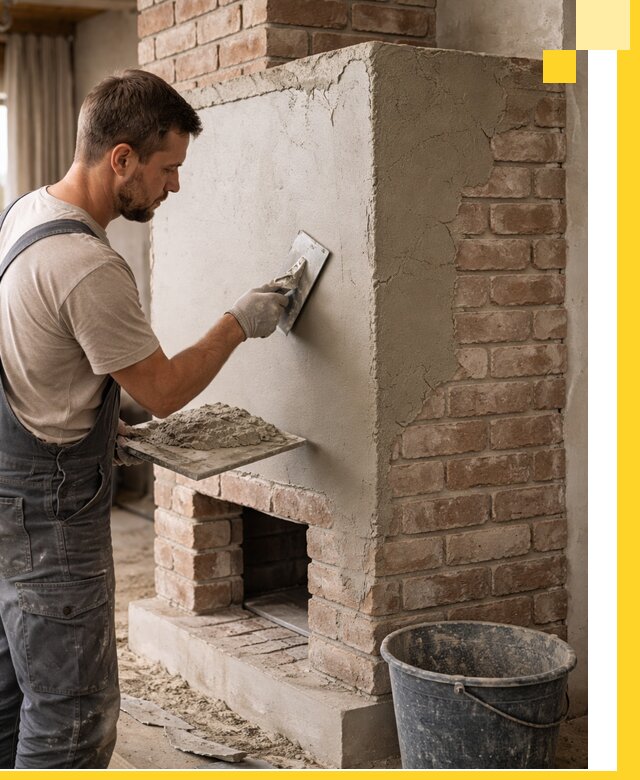 Отделка печей и облицовка каминов в Курганинске под ключ