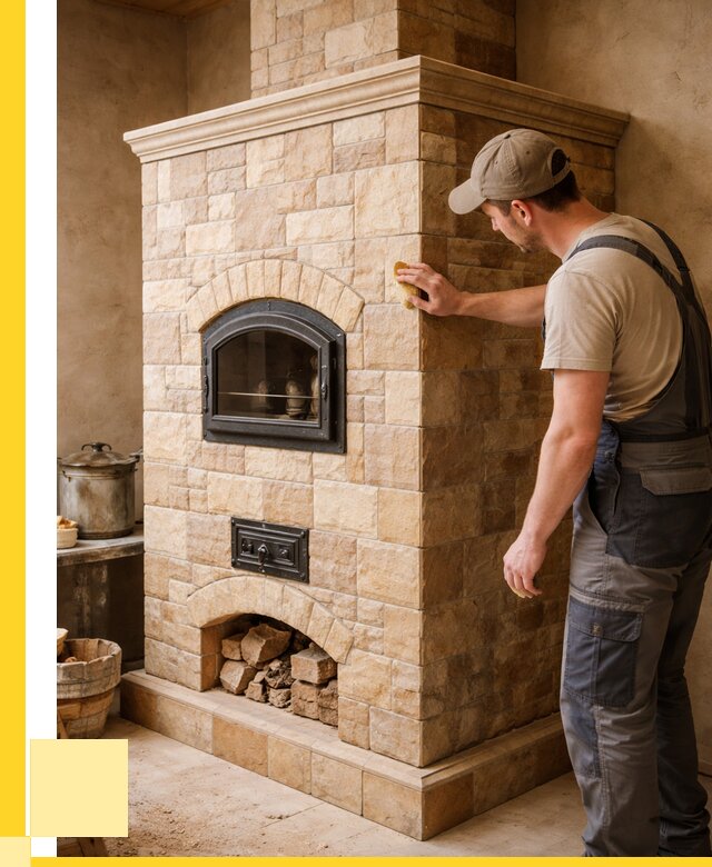 Облицовка печей в Курганинске от 4680 р. под ключ | ЭриданКгн