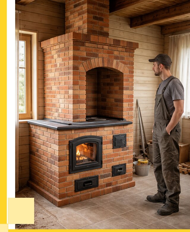 Кирпичные печи в Курганинске: купить от 156015 р. | ЭриданКгн