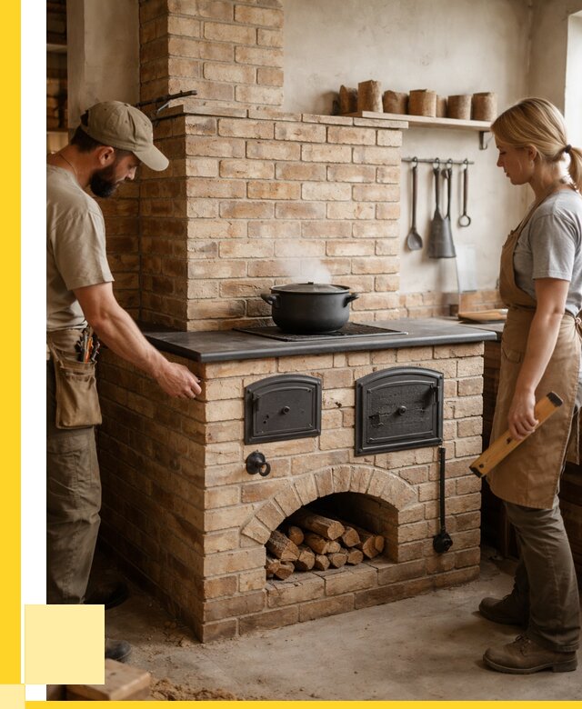 Варочно отопительные печи в Курганинске от 93609 р. | ЭриданКгн