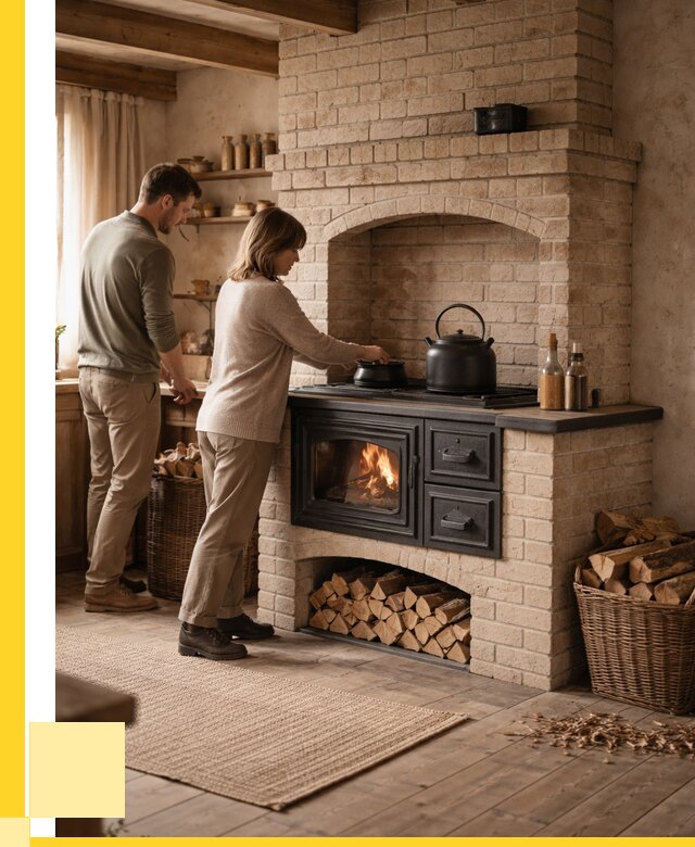 Печи с плитой в Курганинске от 46805 р. | ЭриданКгн — кирпичная печь