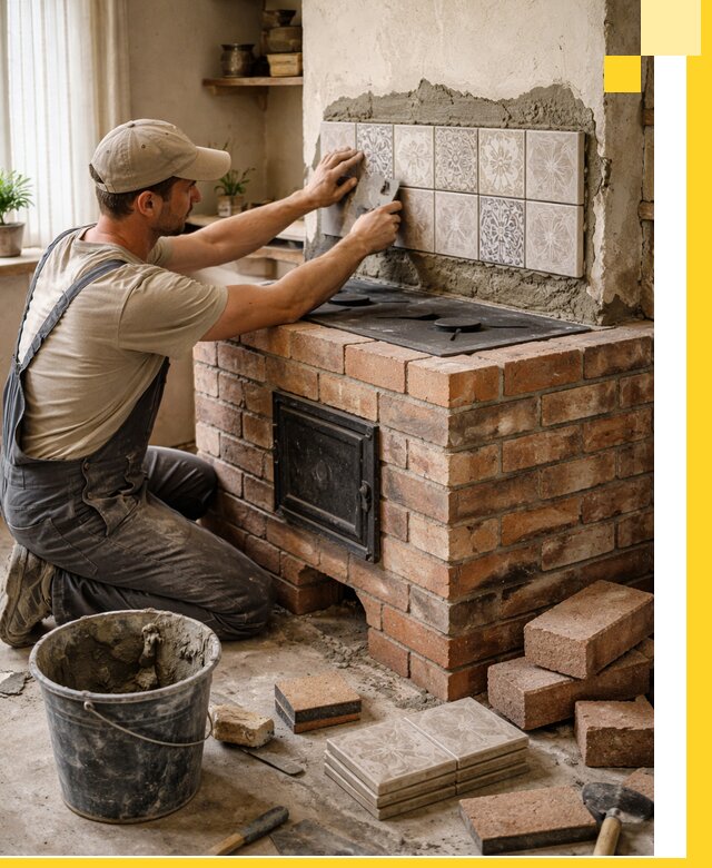 Печи с плитой на заказ монтаж гарантия и сервис в Курганинске