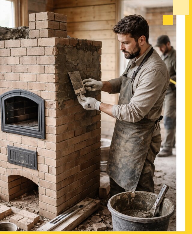 Изготовление и установка печей-шведок под ключ в Курганинске