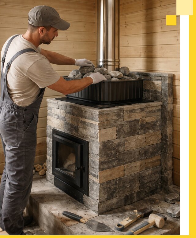 Печи для парной в Курганинске, производство, монтаж и обслуживание