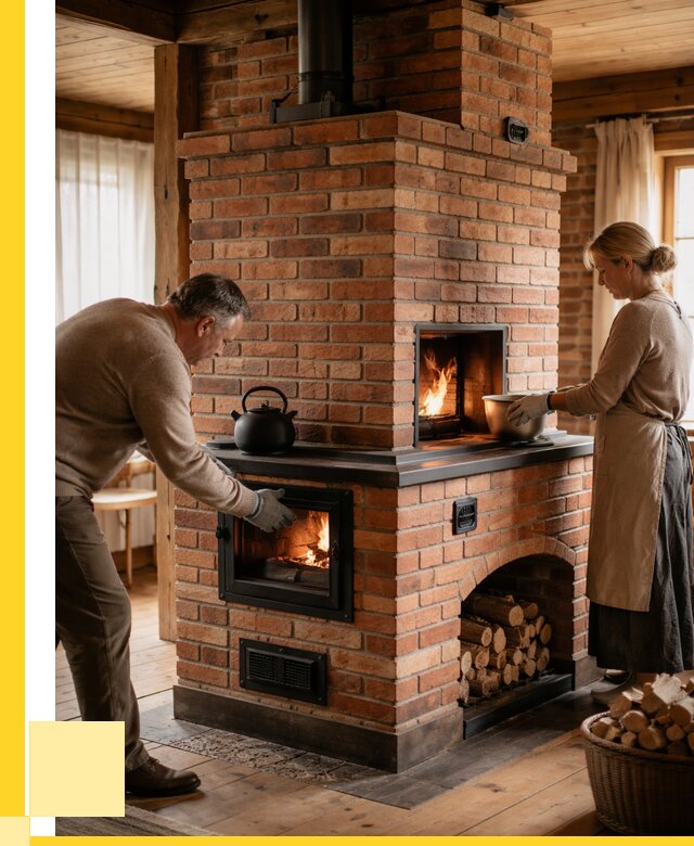 Печи для загородного дома под ключ в Курганинске от 83208 р. | ЭриданКгн