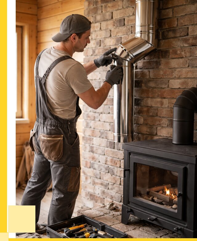 Монтаж дымоходов для печей в Курганинске от 7801 р. | ЭриданКгн
