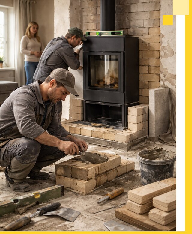 Печи и камины под ключ: проект, установка в Курганинске