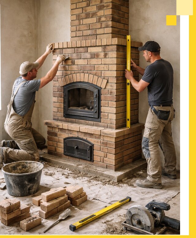 Продажа и установка печей и каминов для дома под ключ в Курганинске