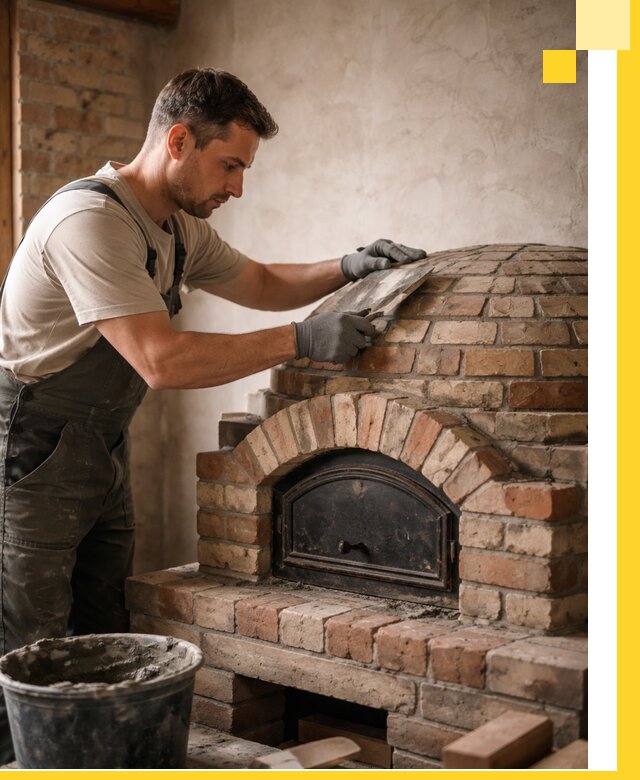 Изготовление и монтаж помпейских печей на заказ в Курганинске