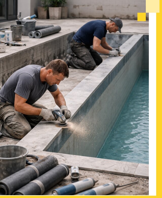 Профессиональный ремонт бассейнов под ключ в Курганинске