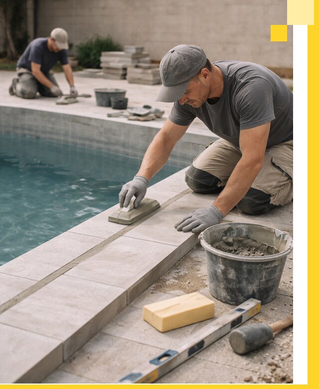 Отделка бассейнов в Курганинске: декоративная отделка и гидроизоляция