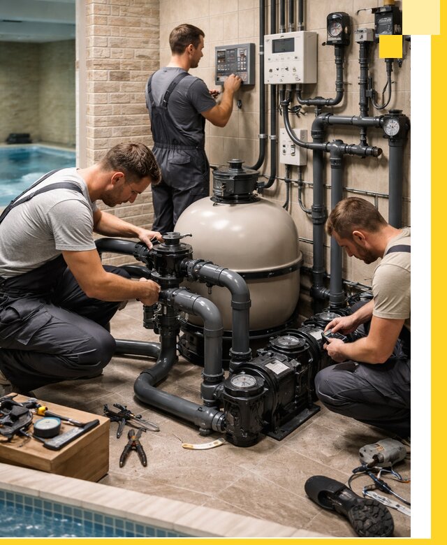 Комплексное оборудование для бассейнов под ключ в Курганинске