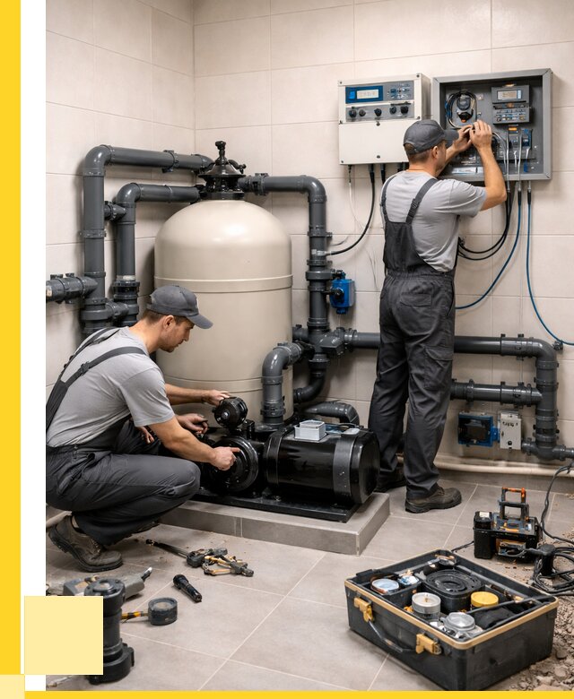 Монтаж оборудования для бассейнов в Курганинске от 41604 р. | ЭриданКгн