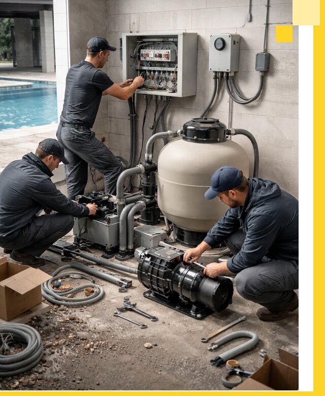 Профессиональный монтаж оборудования для бассейнов в Курганинске