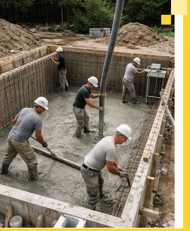 Строительство бетонных бассейнов под ключ в Курганинске