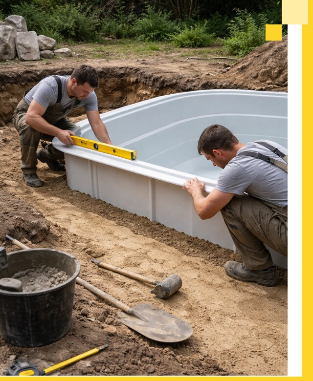 Производство и установка пластиковых бассейнов в Курганинске под ключ