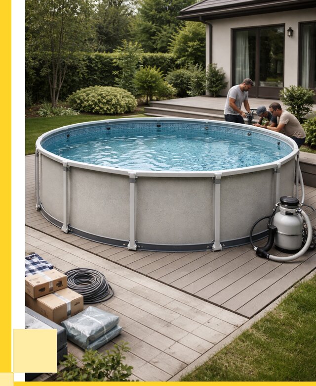 Купить каркасные бассейны в Курганинске от 46805 р. | ЭриданКгн