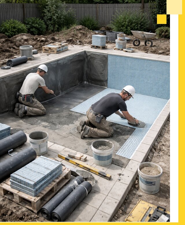 Проектирование и строительство стационарных бассейнов в Курганинске