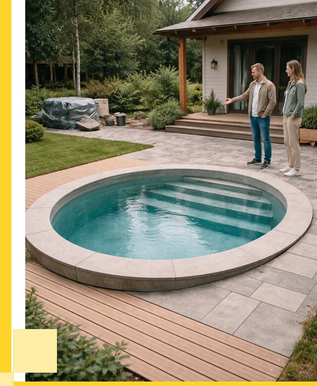 Бассейн на даче под ключ в Курганинске от 208020 р., ЭриданКгн