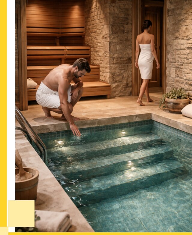 Сауна с бассейном под ключ в Курганинске от 124812 р., ЭриданКгн