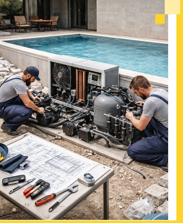 Проектирование и монтаж бассейнов с подогревом в Курганинске