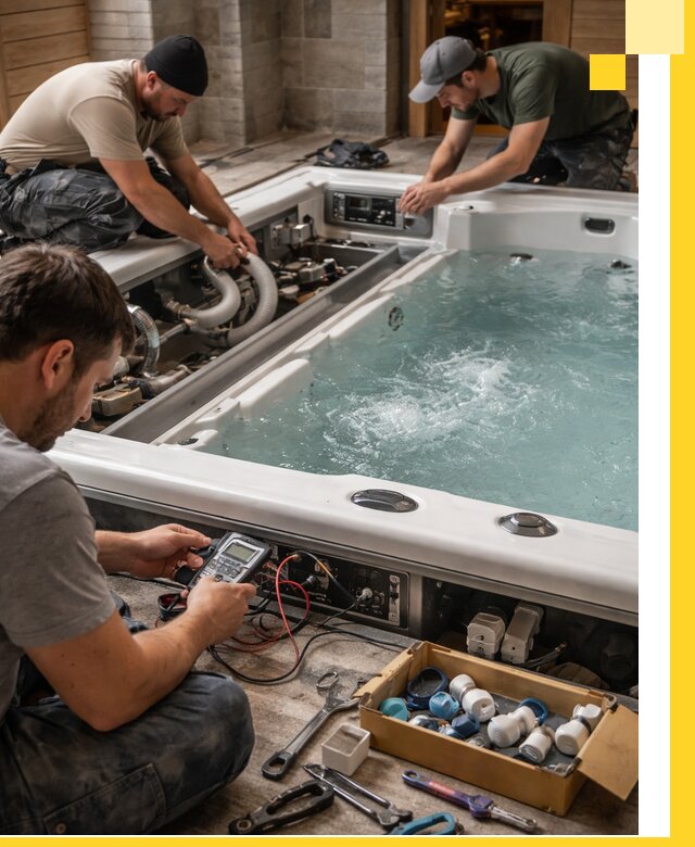 Гидромассажные бассейны под ключ в Курганинске, дизайн и монтаж