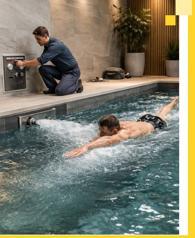 Проектирование и монтаж бассейнов с противотоком в Курганинске