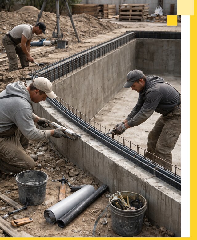 Качественный монтаж чаши бассейна в Курганинске под ключ с гарантией