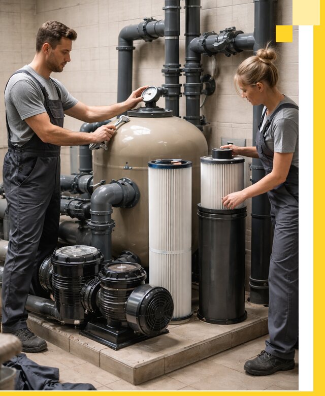 Фильтры и системы фильтрации для бассейнов в Курганинске