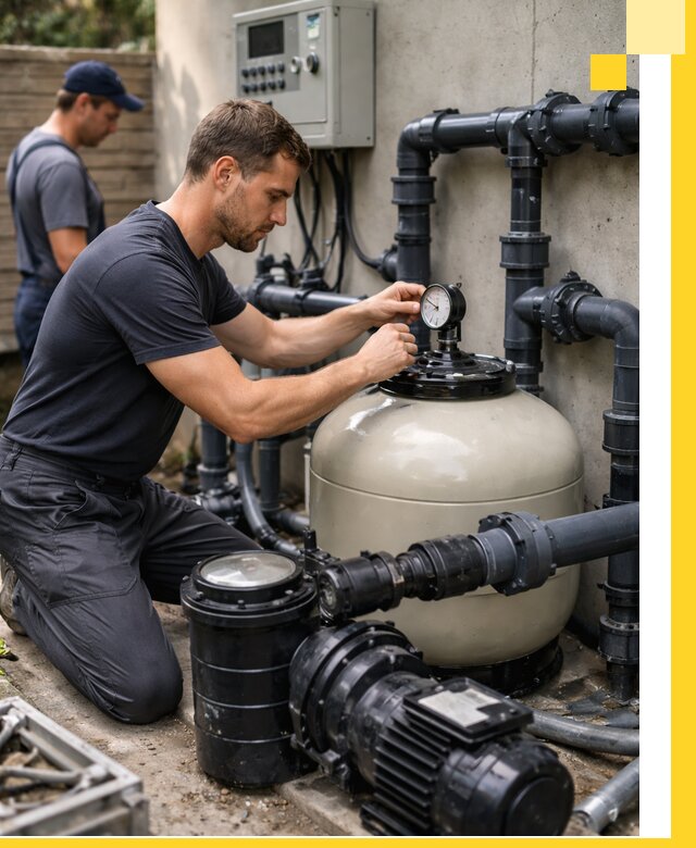 Поставка и монтаж фильтровального оборудования для бассейнов в Курганинске