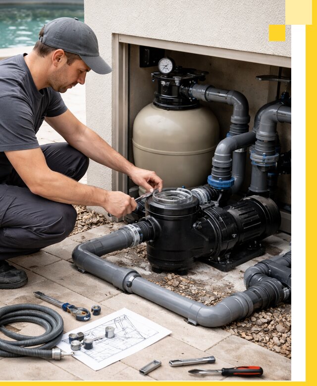 Поставка, монтаж и сервис насосов для бассейнов в Курганинске