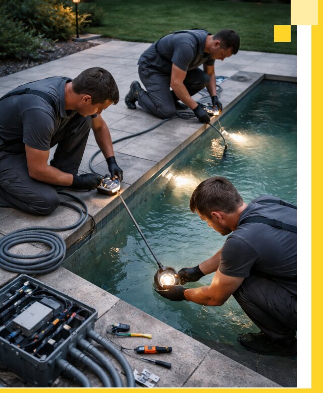 Профессиональное освещение бассейнов в Курганинске: дизайн и монтаж