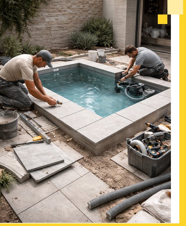 Мини бассейны под ключ в Курганинске, дизайн и установка