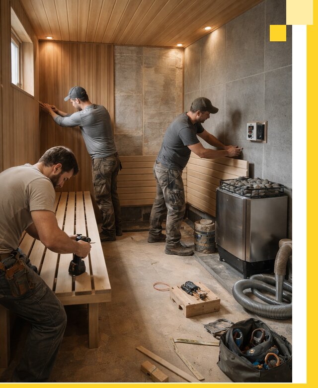 Сауны под ключ в Курганинске, проектирование, строительство, отделка
