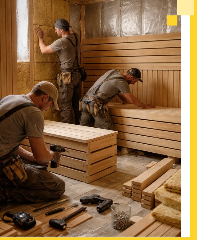 Профессиональное строительство саун под ключ в Курганинске