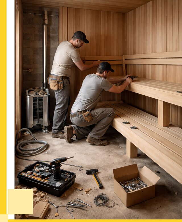 Монтаж саун под ключ в Курганинске от 124812 р. | ЭриданКгн