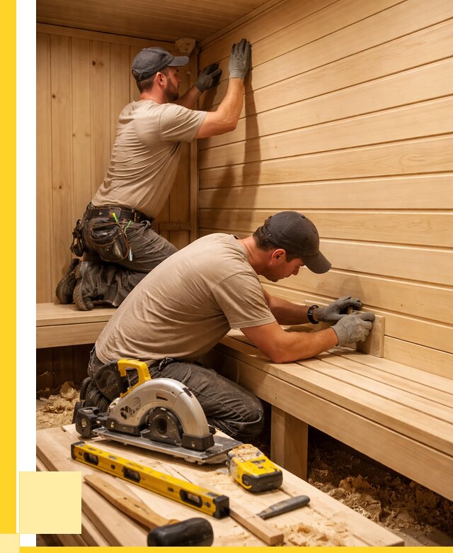 Обшивка саун вагонкой в Курганинске от 2600 р. | ЭриданКгн