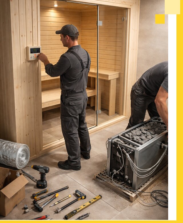 Поставка, установка и монтаж электрических саун в Курганинске