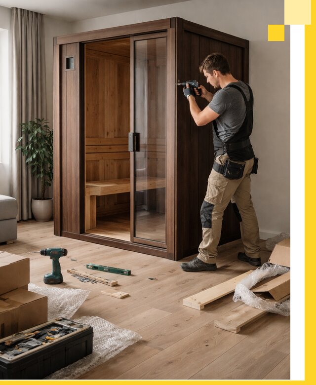 Установка и производство мини саун под ключ в Курганинске